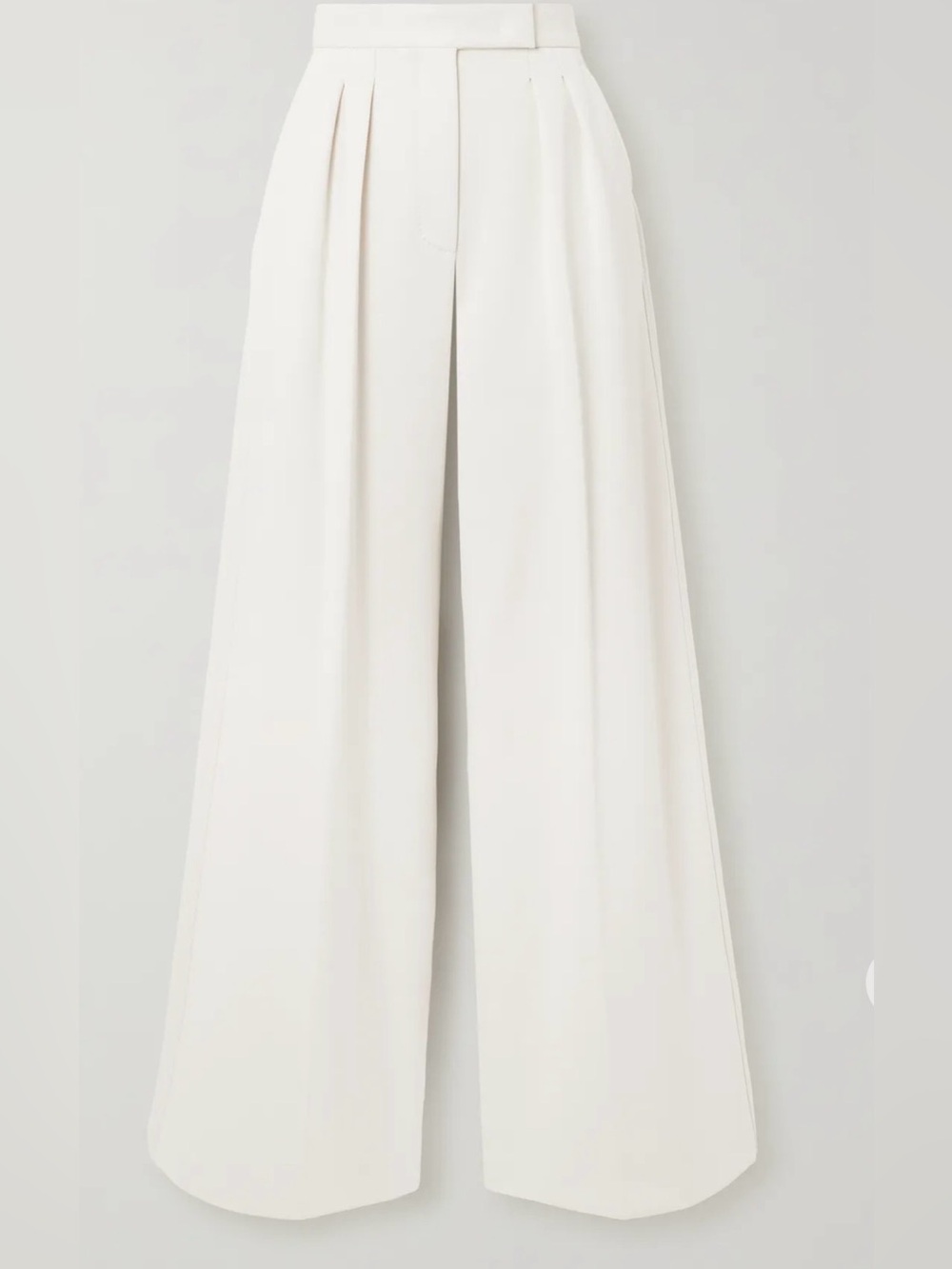 Max Mara Zinnia pleated jersey wide-leg pants size 6